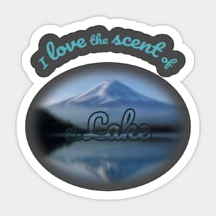 Lake lover Sticker